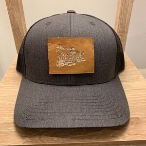 Brown University Vintage 100+ Year Old Leather Patch Trucker Hat